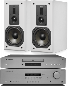 Dynavoice Definition DM-6 White + Cambridge Audio AXR 100 + AXC 35