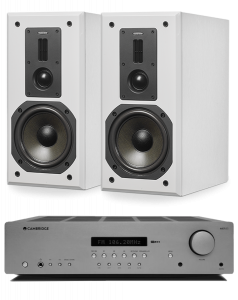 Dynavoice Definition DM-6 White + Cambridge Audio AXR 85