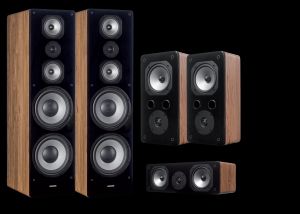 Dynavoice Challenger M105 + S5 + C5 Zestaw kolumn do kina domowego, oak