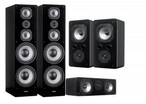 Dynavoice Challenger M105 + S5 + C5 Zestaw kolumn do kina domowego, czarny