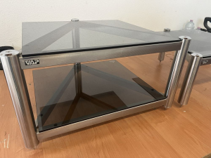 VAP TR-S2 Stal Nierdzewna Stolik Audio Hi-Fi Podwójny