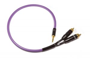 Melodika MDMJ2R200 Kabel mini jack stereo 3.5mm - 2xRCA - 20m