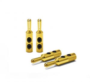 Oyaide GBN. Wtyki głośnikowe typu banan (4sztuki)