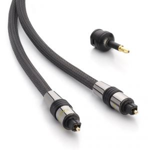 Eagle Cable Deluxe II Toslink + adapter Mini Toslink 1,5 m