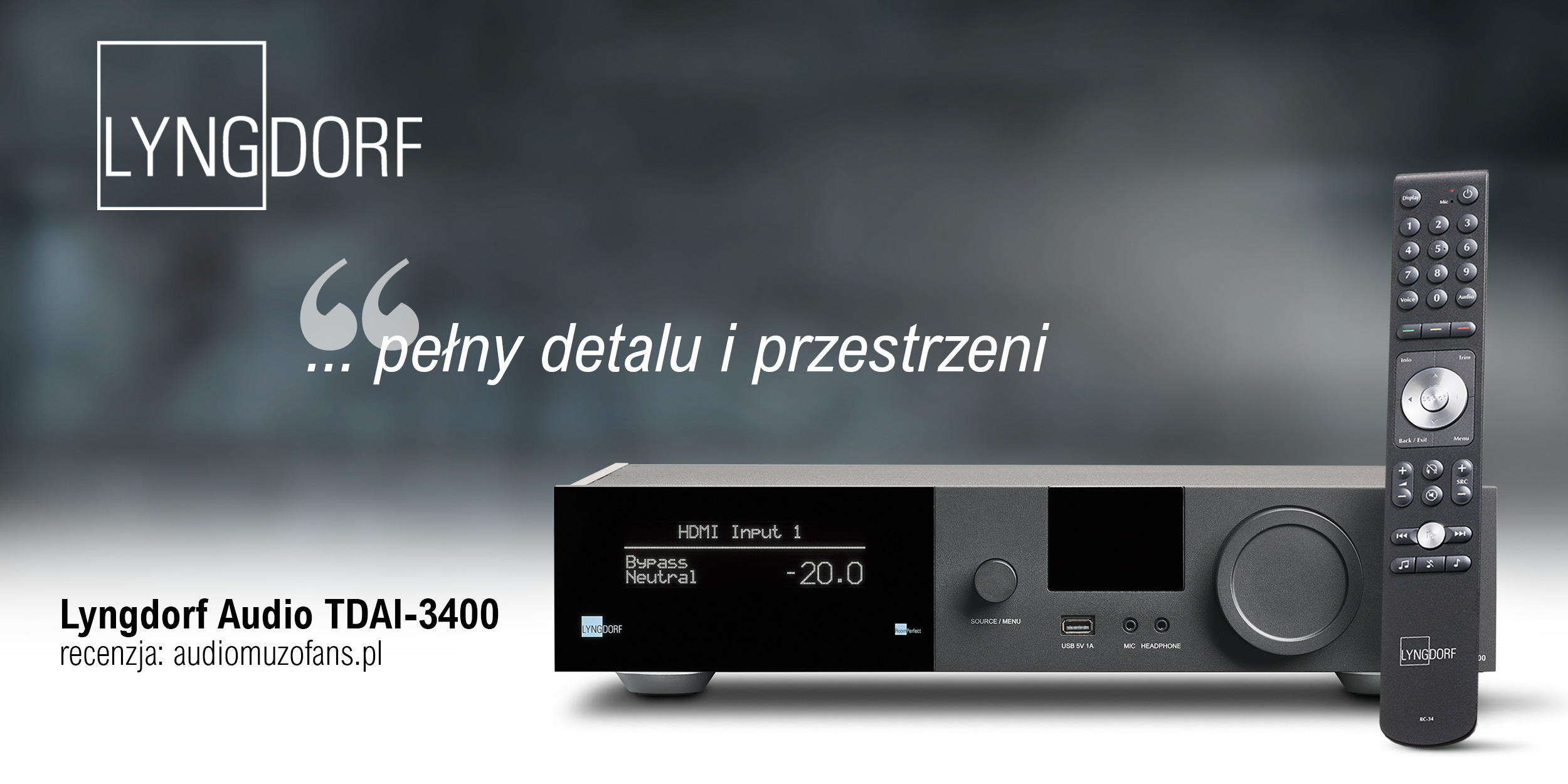 Recenzja Lyngdorf TDAI-3400 - portal AudioMuzoFans